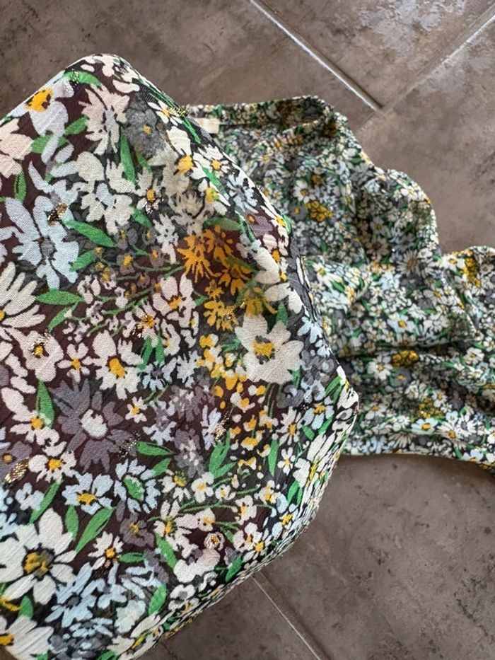 Jolie blouse fleurie Garcia taille L - photo numéro 4