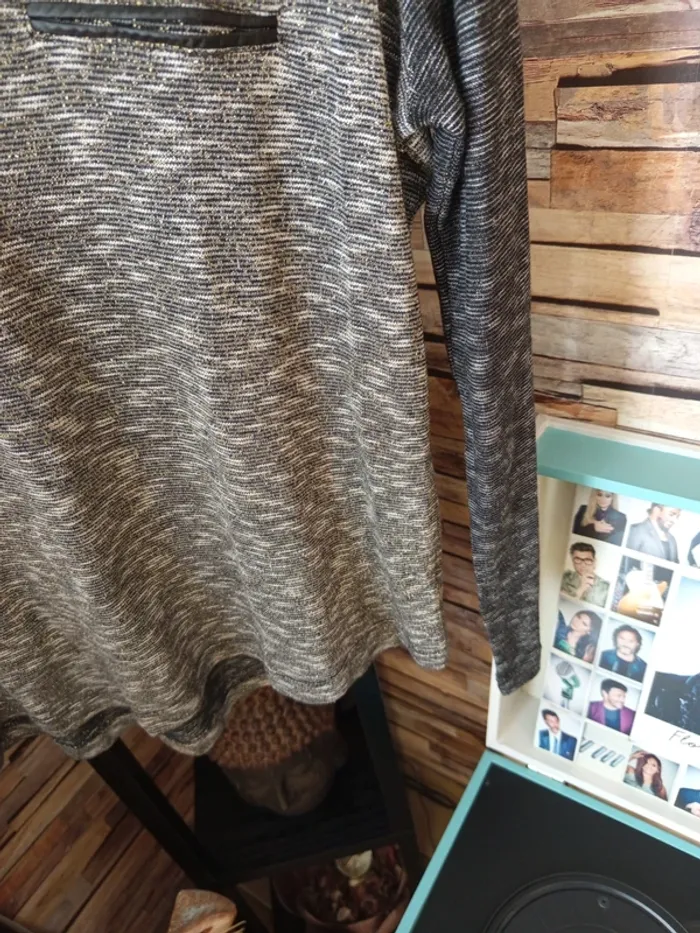 Tshirt manche longues gris - photo numéro 5