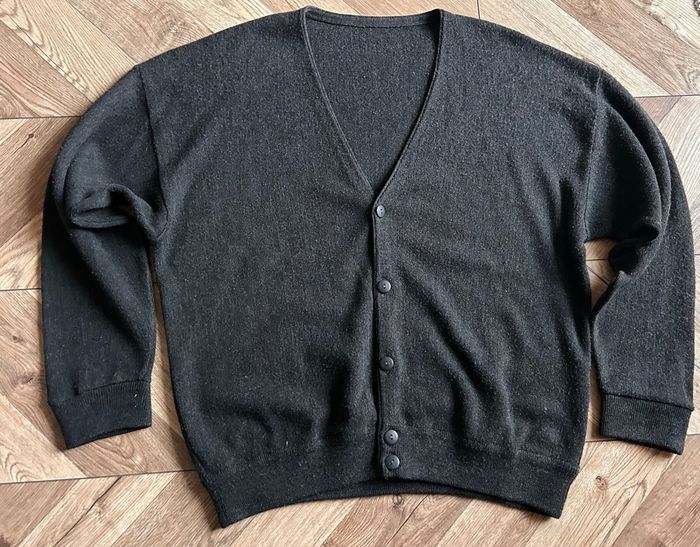 🏷️ Gilet Cardigan Anthracite - Coupe Confort - Très Bon État - photo numéro 9
