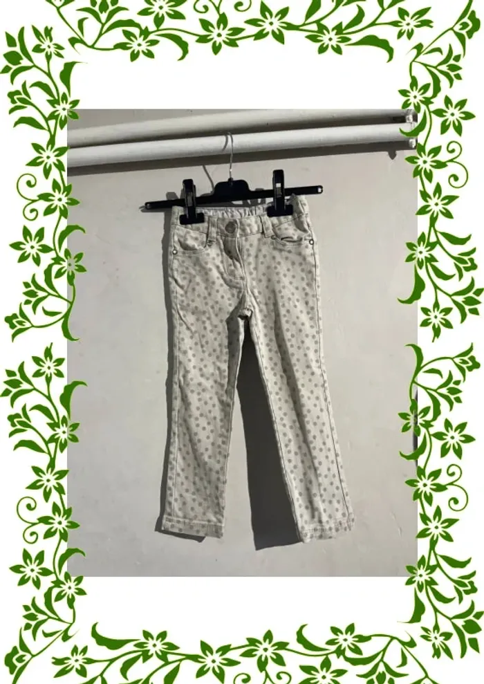 Jeans à pois 2 ans