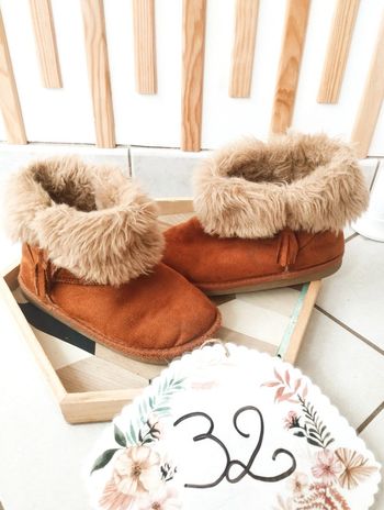 Bottes boots marron 32