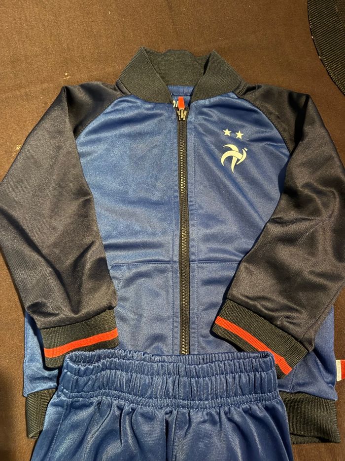 1 Survêtement ensemble Équipe de France 24 mois FFF - photo numéro 5