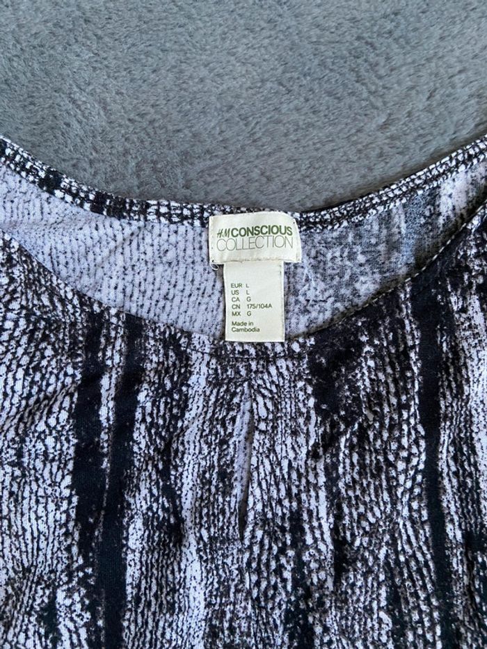 T-shirt sans manche H&M conscious L - photo numéro 3