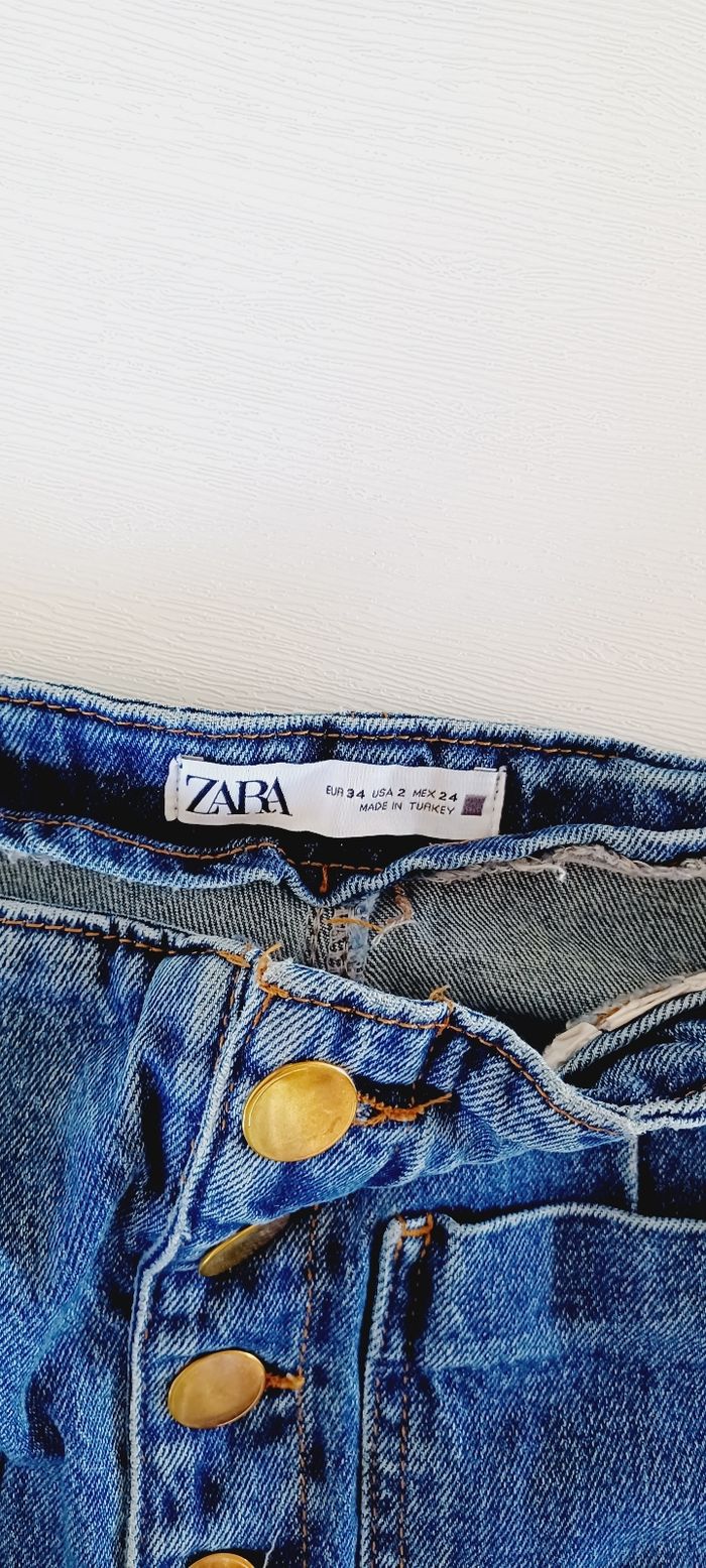 Pantalon jeans femme taille xs Zara - photo numéro 4