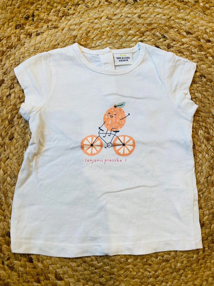 T-shirt fille 6 mois TAO