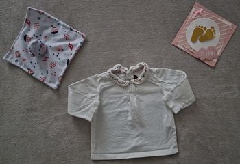 T-shirt ML blanc Sergent Major 6M (BE)