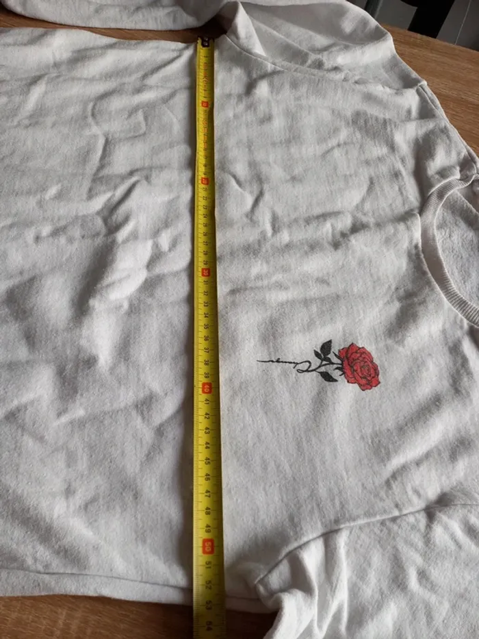Pull blanc femme L - photo numéro 7