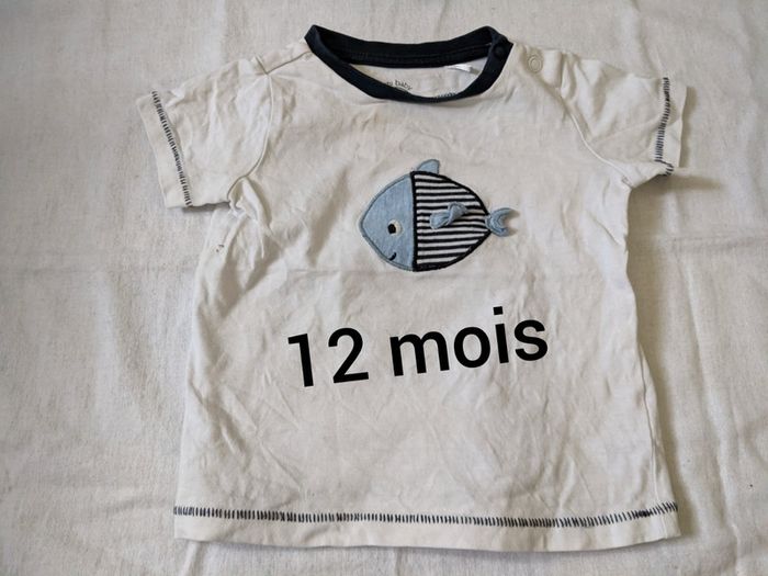 T-shirt manches courtes 12 mois