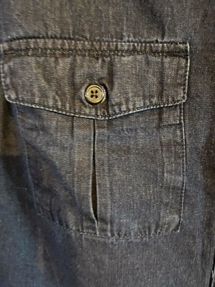 Chemise effet jean - photo numéro 3