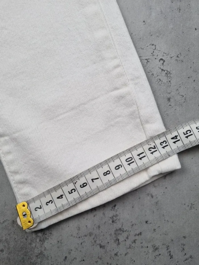 Jean Levi’s 711 Skinny blanc – Taille 38 Femme (mesures en photos) - photo numéro 8