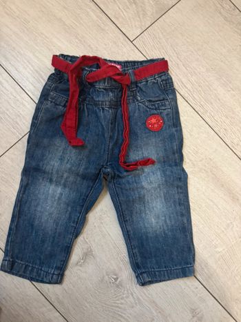 Jeans ceinturé