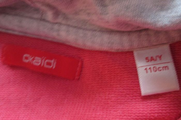 Veste à capuche rose OKAIDI 5 ans - photo numéro 2