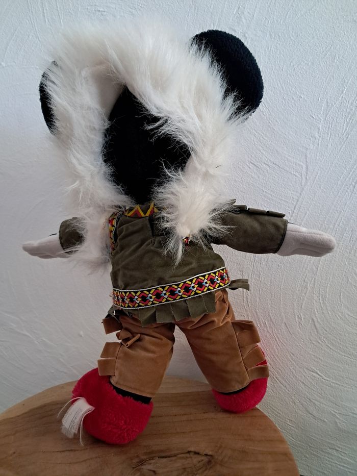 Peluche Mickey Mouse Indien Euro Disney Disneyland vintage 40 cm - photo numéro 2