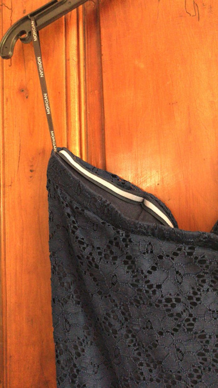 Morgan robe bustier taille M couleur bleu - photo numéro 6