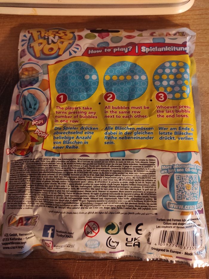 Craze Press N Pop Frites Anti Stress - photo numéro 2