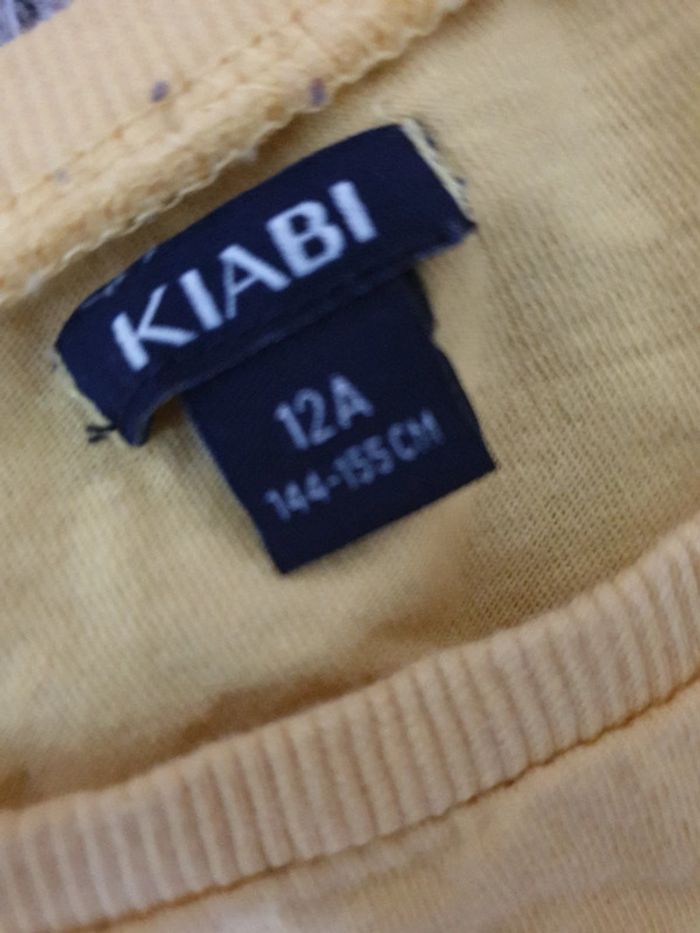 Débardeur jaune garçon Taille 12 ans marque kiabi - photo numéro 2