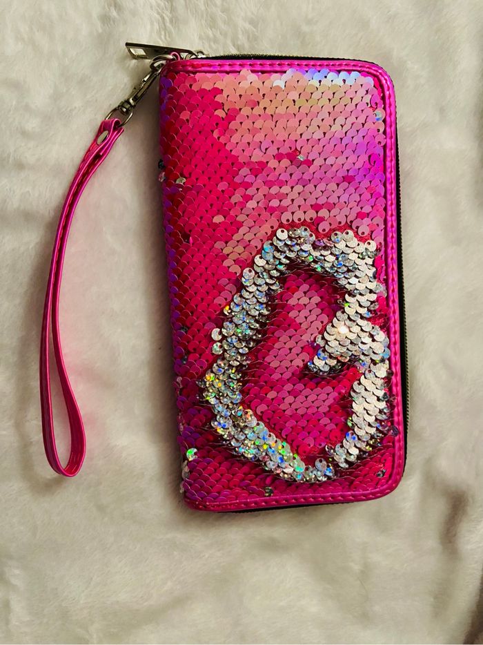 Porte monnaie à sequin rose claire’s - photo numéro 2