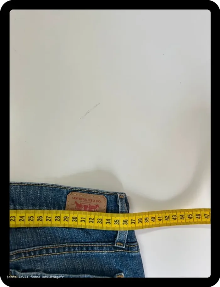 Jean Levi's Femme 524 Too Superlow Bootcut Bleu | W27 FR36 | Très Bon État | BP127 - photo numéro 11