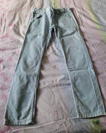 pantalon velours lcdp 10ans bleu clair(4e)