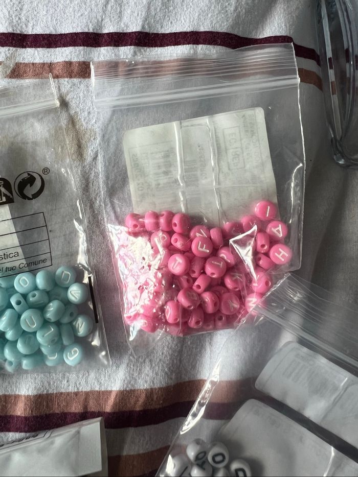 lot de perles initiales - photo numéro 4