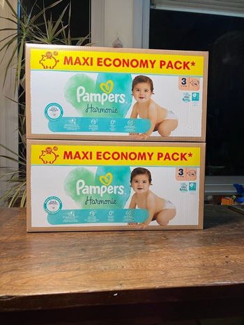 Couche taille 3 Pampers Harmonie taille 3 : 192 Couches