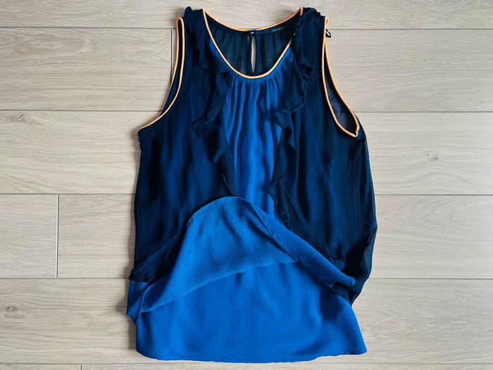 Blouse en crêpe avec doublure Ikks T-34 - photo numéro 3