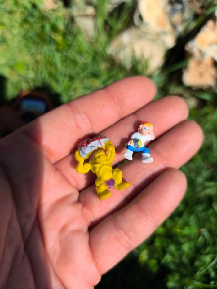 Boîte mini micro figurine petite mighty max bluebird pocket monster rat doom zone Hellcat grapples - photo numéro 16