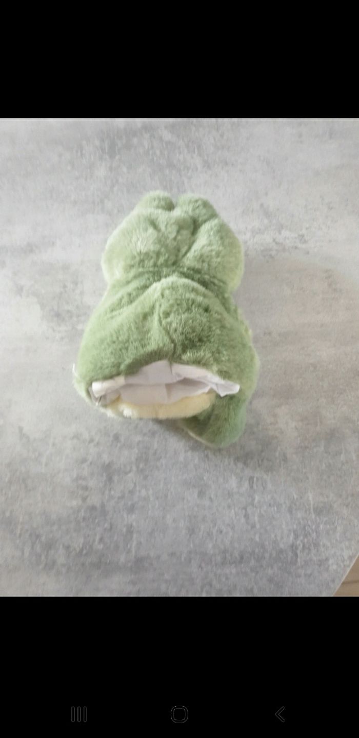 Peluche marionnette grenouille - photo numéro 2