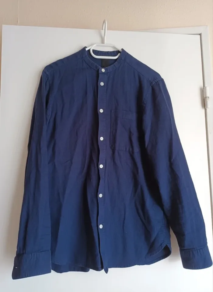 Chemise homme bleu marine taille S H&M