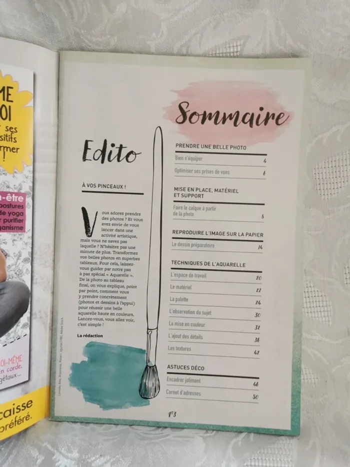 Livret. L’aquarelle facile – Les fleurs - photo numéro 2