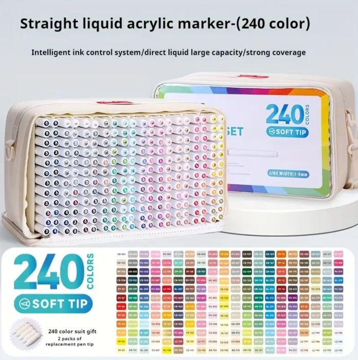 Feutres acrylique Languo 240 - photo numéro 2