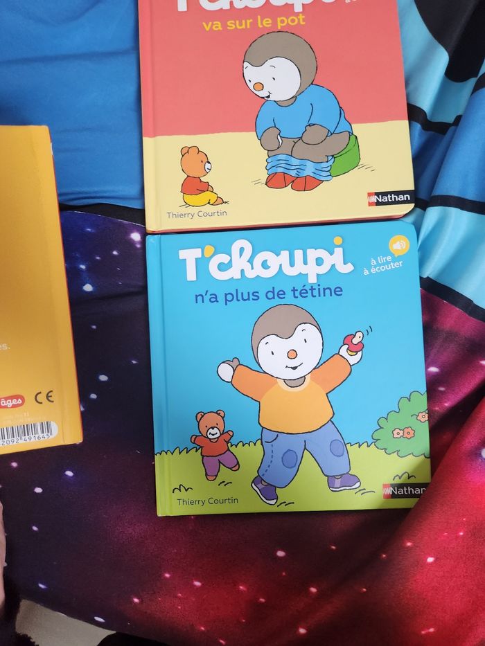T'choupi 3 livres sonores avec téléphone - photo numéro 2