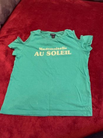 T-shirt vert foncé