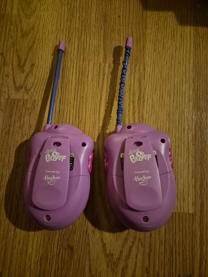 Paire de talkie-walkie pet shop en tres bon état - photo numéro 2