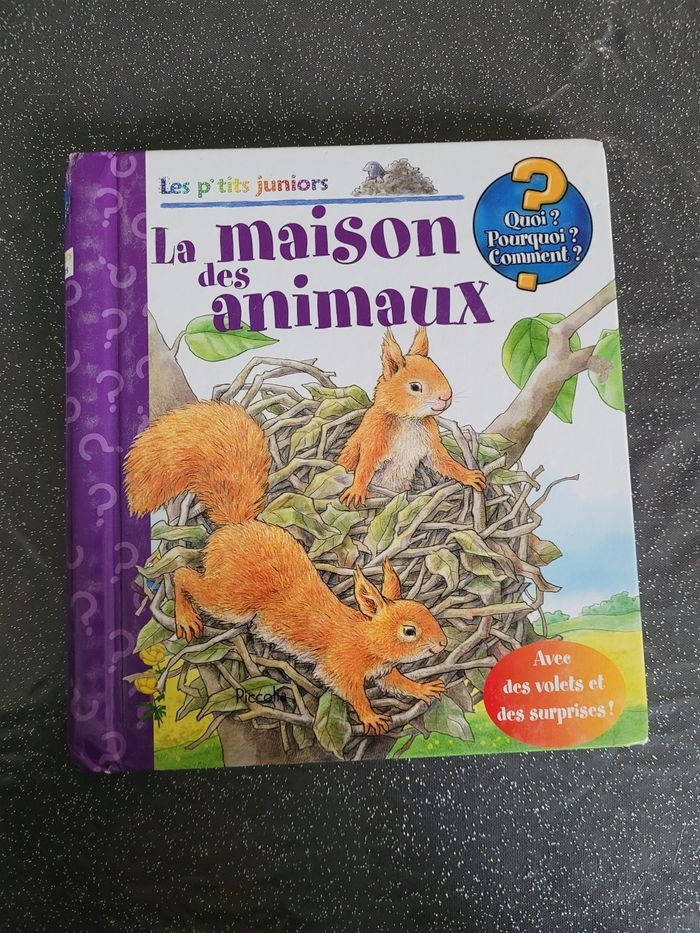 Livre La maison des animaux Les p'tits juniors
