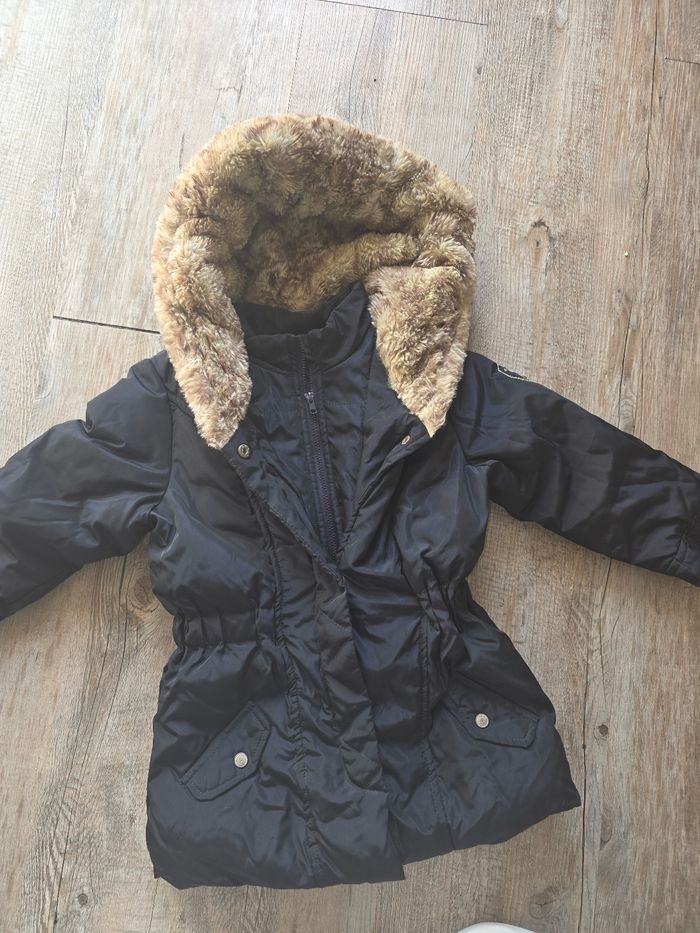 Manteau - doudoune fille tao - tape a l'œil taille 36 mois - 3 ans noir - photo numéro 4