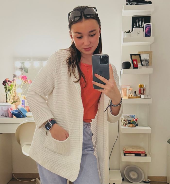 Cardigan blanc M - photo numéro 5