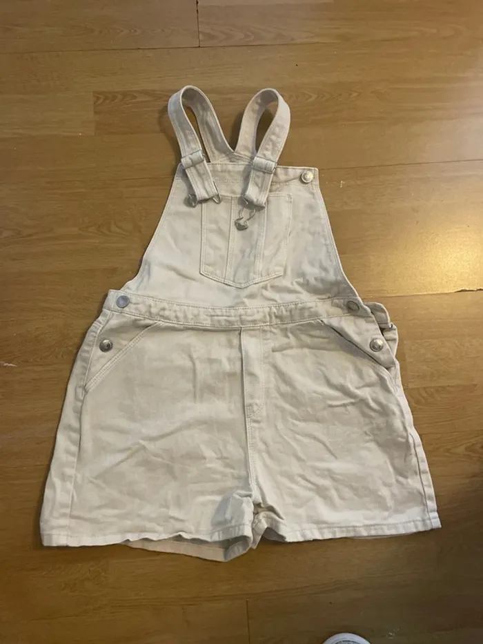 Salopette-short en jean fille 12 ans kiabi
