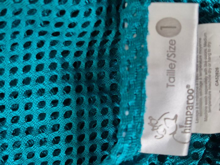 Echarpe sling "Chimparoo" turquoise - photo numéro 4