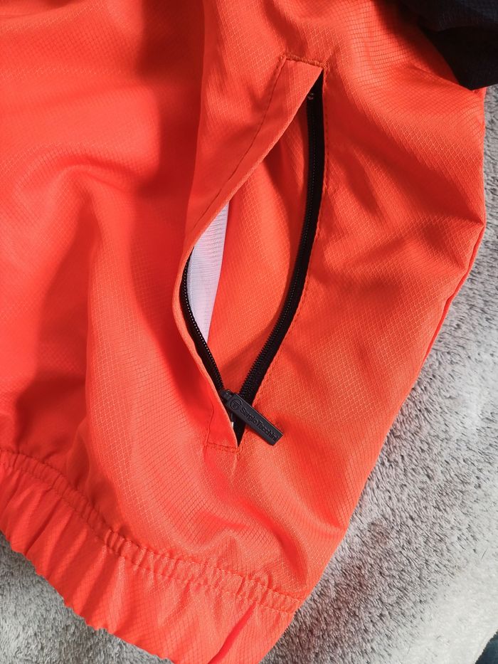 Veste coupe vent Sergio Tacchini - noire et orange - photo numéro 4