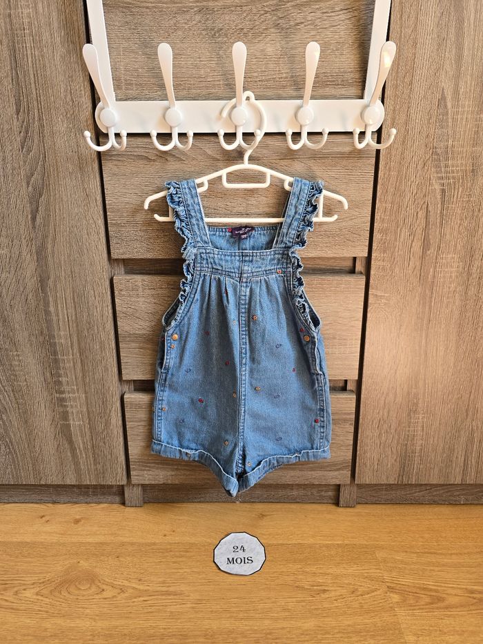 Vêtement Bébé Fille - Ensemble Salopette + Body - Sergent Major - 24 mois 86 cm - photo numéro 3