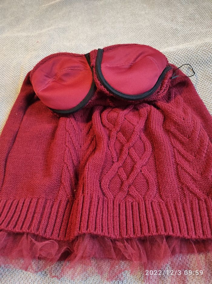 Robe bustier en laine - photo numéro 2