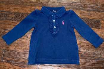 polo manches longues Ralph Lauren 9 mois