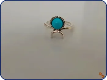 Bague tendance femme-argenté en acier inoxydable