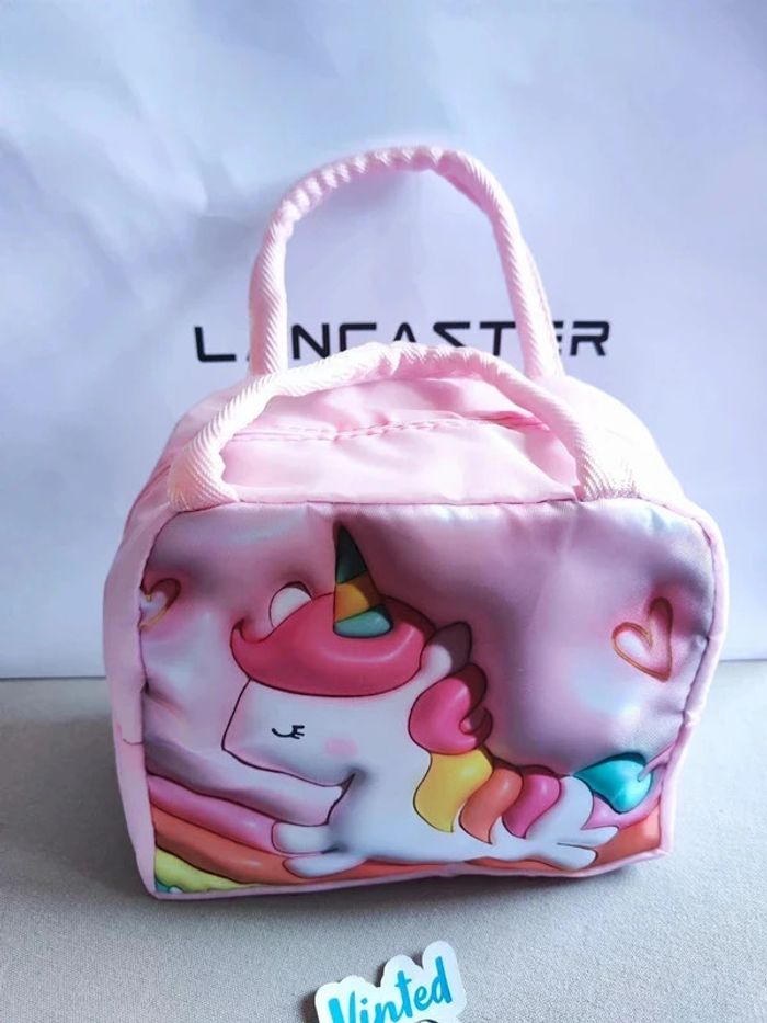 Lunch bag isotherme licorne neuf - photo numéro 2