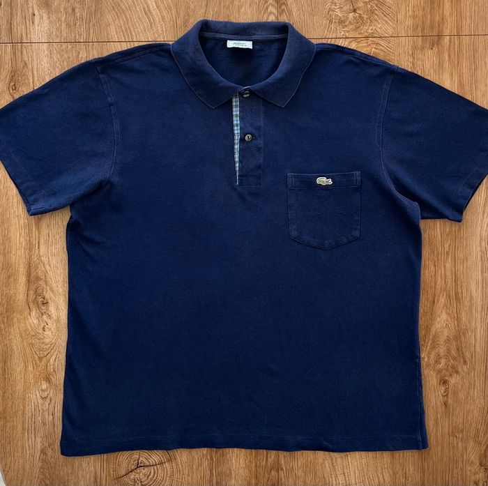 Polo/t.shirt bleu marine Lacoste pour homme, taille 5 (L) - photo numéro 2