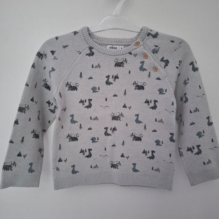 Pull dinosaures 4 ans