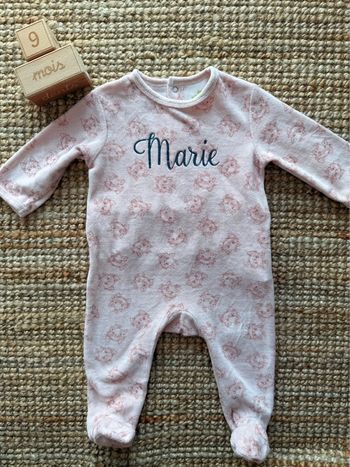 Pyjama velours Disney 9mois / 71cm