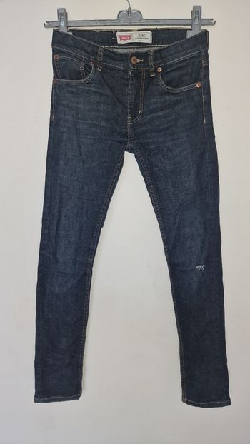 Levi's jean stretch extrême skinny 519 levier 34 36 14 16 ans