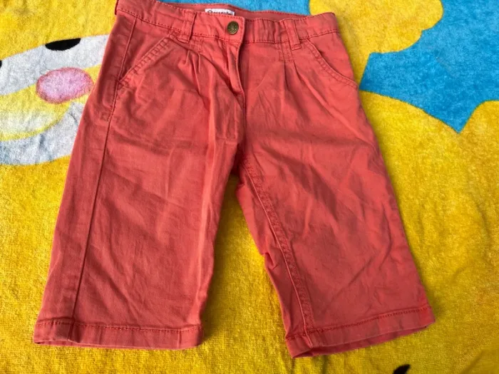 Bermuda u essentiel saumon taille 6 ans